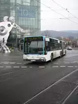 Ein RNV Citaro G in Heidelberg Hbf am 11.02.11
