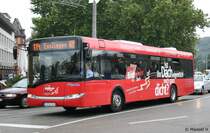 Fischle (ES N 119) wirbt fr die Bodtlnder Gmbh.
Aufgenommen am Bahnhof Esslingen, 17.8.2010.