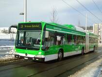 Bernmobil, Bern Nr. 856/BE 671'856 Mercedes Citaro am 7. Dezember 2010 Bern, Ramuzstrasse (mit Vollwerbung fr  erdgas )