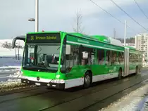 Bernmobil, Bern Nr. 856/BE 671'856 Mercedes Citaro am 7. Dezember 2010 Bern, Ramuzstrasse (mit Vollwerbung f�r  erdgas )