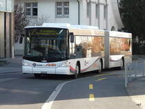 AAR - Scania-Hess Nr.167  AG 435167 unterwegs in Aarau am 05.02.2011