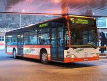Citaro Nr 16 in Herisau am 12/02/11.