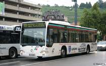 SVE 012 (ES 2088) wirbt fr das Autohaus Fischer.
Aufgenommen am Bahnhof Esslingen, 17.8.2010.