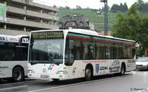 SVE 012 (ES 2088) wirbt f�r das Autohaus Fischer.
Aufgenommen am Bahnhof Esslingen, 17.8.2010.