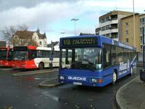 MAN der Firma Quecke,Linie R 50 , nach Dortmund - Lichtendorf
am Schwerter Bbf.(10.11.2007)