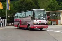 Setra S210 HD, aufgenommen im August 1996 in Meersburg am F�hranleger.