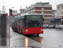 VB Biel - NAW Trolleybus Nr.89 unterwegs auf der Linie 4 im bei der Haltestelle Orpundplatz am 15.02.2011
