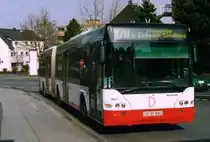 DSW 1660, ein Neoplan Centroliner N4421, aufgenommen im M�rz 2002 an der Haltestelle Oespel Schleife in Dortmund.