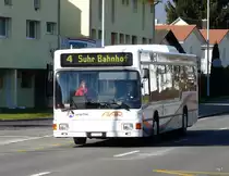 AAR - MAN  Nr.145  AG  26045 unterwegs auf der Linie 4 in Suhr am 05.02.2011