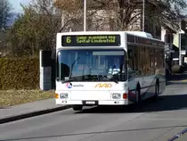 AAR - MAN Nr.152 AG 8452 unterwegs auf der Linie 6 in Suhr am 05.02.2011

