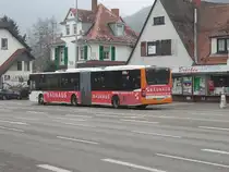 Ein RNV Citaro G in Neckargemünd am 18.02.11