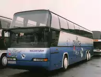 Neoplan Cityliner N118 /3 H, aufgenommen im Oktober 1997 auf dem Gel�nde der Neoplan NL Rhein Ruhr in Oberhausen.