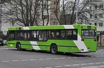 MAN Niederfluhrbus der 1. Geration (Wagen Nummer 7778), f�hrt in der Wallensteinstein auf der Linie 363. 