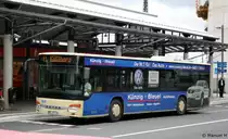 V�ht (AB VR 116) wirbt f�r K�nzig + Bleuel.
Aufgenommen am HBF Aschaffenburg, 18.8.2010.