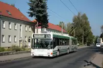 MAN NGE 152 - Obus 031 der BBG am 04.10.2010 auf der Linie 862 kurz vorm Brandenburgischen Viertel.