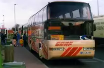 Neoplan Cityliner N116 von Grafs Reisen. Aufgenommen im M�rz 1997 auf dem Rastplatz Garbsen.