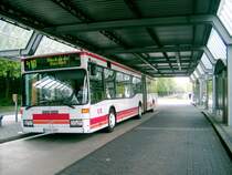 Wagen 79 der Verkehrsgesellschaft Breitenbach, ein ex STOAG Oberhausen Fahrzeug, wird nur im Auftragsverkehr f�r die DSW 21 eingesetzt.