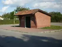 Warteh�uschen an der Bushaltestelle Gademow-Ort bei Bergen/R�gen am 26.September 2009.