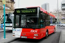 MAN Lion's City M  Regionalverkehr Kurhessen , G�ppel-Aufbau, F-VU 6005, Frankfurt HBf 26.03.2009
