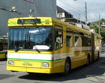 TN - NAW / Hess Trolleybus Nr.114 bei der Haltestelle Place Pury am 19.09.2007