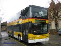 Am 11.11.07 wartet ein Neoplan Doppelst�cker in Balsthal der Anschluss der OeBB ab.