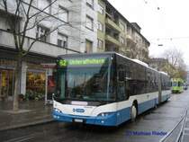 10.11.07 in Oerlikon einen  Neueren  Neoplan im Einsatz bei der VBZ 