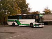 Volvo-Jonckheere von Autobusy Karlovy Vary, abgestellt in Marienbad, 10. 10. 2007.