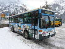 Grindelwald Bus - Vetter (SNOWLI) BE  349361 bei den Bushaltestellen beim Bahnhof Grindelwald am 25.02.2011

