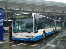 VBL Luzern Nr. 136/LU 199'436 Mercedes Citaro am 29. Dezember 2010 Luzern, Bahnhof