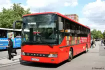 RMV (KO MV 293) macht Werbung f�r die Perspektive 50 Plus.
Aufgenommen am HBF Trier, 18.8.2010. 