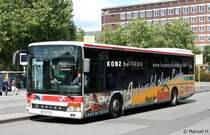 RMV (TR V 734) wirbt fr das Haus der Kchen.
Aufgenommen am HBF Trier, 18.8.2010. 