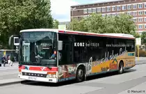 RMV (TR V 734) wirbt f�r das Haus der K�chen.
Aufgenommen am HBF Trier, 18.8.2010. 