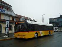 PostAuto Bern BE 610'536 Solaris am 30. Dezember 2010 Interlaken, Ostbahnhof