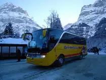 AVG Grindelwald Nr. 26/BE 268'737 Setra am 31. Dezember 2010 Grindelwald, Bahnhof