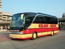Setra 411 HD von  Kleder-Reisen , am 01.03.2011 am ZOB in Hnanover.