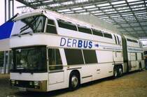 Neoplan Jumboliner N138/4, aufgenommen auf der IAA 1998 in Hannover.