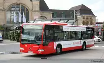 RMV (KO MV 208) wirbt f�r die Sparkasse.
Aufgenommen am HBF Koblenz, 19.8.2010.