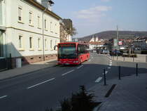 Ein Mercedes Benz Citaro von DB Rhein Neckar Bus am 03.03.11 in Mosbach 