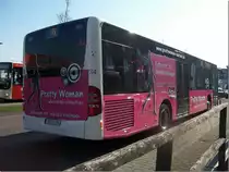 Heckansicht von Wagen 34 der VVB, MB Citaro II, im Februar 2011 in V�lklingen.
