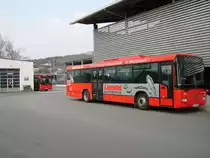 Der Mercedes Benz Conecto in Mosbach Neckarelz am DB Rhein Neckar Bus Depot am 03.03.11