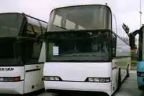 Neoplan Cityliner N116/6 HL, aufgenommen im M�rz 2002 im GWZ der Neoplan NL Rhein Ruhr in Oberhausen.