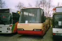 Neoplan Transliner N312/3 K, aufgenommen im M�rz 2002 im GWZ der Neoplan NL Rhein Ruhr in Oberhausen. 