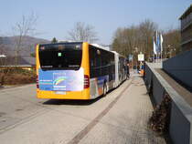 Ein RNV Citaro G in Neckargemünd am SRH BBW am 03.03.11