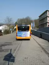 Der RNV Citaro G in Neckargemünd am 03.03.11