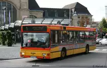 KVS (KO RY 159) mit Werbung f�r das Autohaus Scherhag.
Aufgenommen am HBF Koblenz, 19.8.2010.