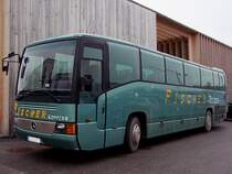 MB-O404 (100Jahre Mercedes-Benz-Edition) vor dem Haus der Landwirtschaft in Ried;110219