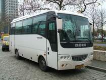 Reisebus ISUZU Turquoise aus Ungarn in Dortmund.(19.11.2007)