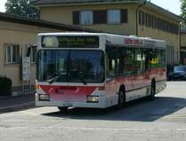 Mercedes O 405 N - Vor dem S�d Bahnhof in Grenchen ist der Regiobus  Nr.5  SO 21 952 unterwegs am 07.09.2007