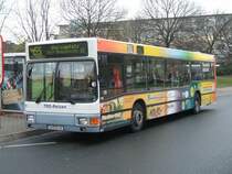 MAN ,TRD Reisen ,Linie 455 Borsigplatz �ber Brunnenstrasse,
im Auftrag der DSW21,HS Dortmund Hbf. Ausgang Nord. (20.11.2007)