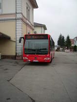 Ein DB Rhein Neckar Bus Citaro in Sinsheim Hbf am 18.03.11